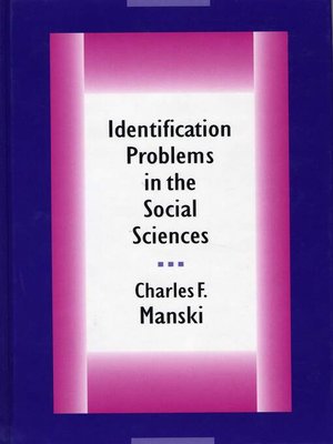 cover image of Identification Problems in the Social Sciences